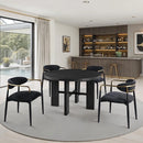 Gaetani 5 Pc. Dining Table Set All Black