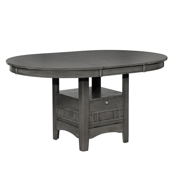 Lavon Dining Table with Storage Medium Grey image