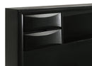 Briana Bookcase Platform Storage Bed