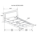Felicity Panel Bed with LED Lighting
