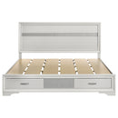 Miranda Panel Platform Storage Bed