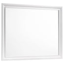 Barzini Rectangle Dresser Mirror White