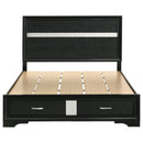 Miranda Panel Platform Storage Bed