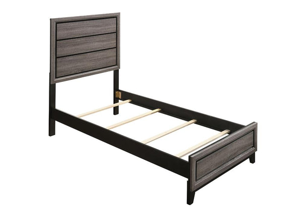 Watson Twin Panel Bed Grey Oak image
