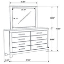 Woodmont Dresser with Mirror