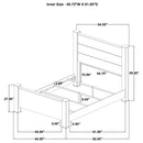 Oakglen Panel Bed