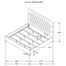 Chloe Panel Bed