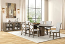 Clements 9-Piece: Table + 8 Chairs