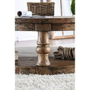 Mika Antique Gray Coffee Table w/ Cushion Top