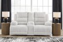 Rhines Falls Power Reclining Loveseat with Console