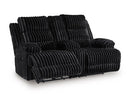 Rhine Falls Reclining Loveseat with Console