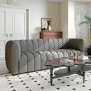 AVERSA Sofa, Black, Gray, & White