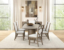 Clements 9-Piece: Table + 8 Chairs