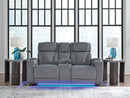Studio Cave Power Reclining Loveseat with Console