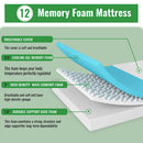 Coreopsis 12" E.King Memory Foam Wave Comfort