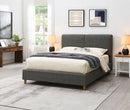 Stavern E.King, Full, & Queen Bed Grey & Black