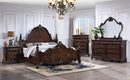 Francione E.King & Queen Bed White & Chrome