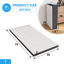 Hollyhock 3" Twin-XL Tri-Fold Memory Foam Topper