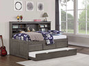 TIBALT Full/Twin DayBed w/ Trundle, Dark Gray