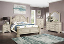 PAMPHILOS Queen Bed, Gray/White