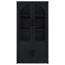 Riva Tall Display Cabinet with LED Lighting