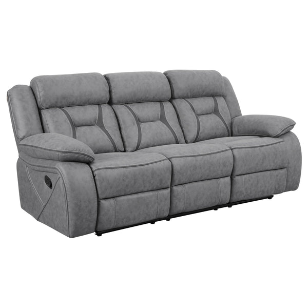 Higgins Pillow Top Arm Upholstered Motion Sofa Grey image