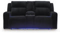 Forest Lake Power Reclining Loveseat with Console