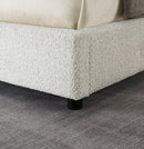 Vertham E.King, Full, & Queen Bed White & Black