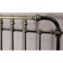RIANA Antique Black Metal E.King, Full, Queen, & Twin Bed