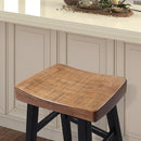 Biasca 29" Stool (2/CTN) White, Brown, & Black