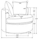 Debbie Swivel Accent Chair