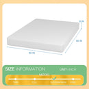Forsythia 8" Green Tea Gel Memory Foam