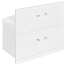 Flora Makeup Vanity Table with LED Mirror and Stool
