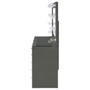Acena Makeup Vanity Table with LED Mirror