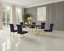 Horley 80" Dining Table, Gold Frame