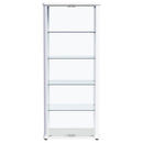 Aero Curio Cabinet with LED Lighting