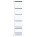 Aero Curio Cabinet with LED Lighting
