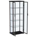 Aero Curio Cabinet with LED Lighting