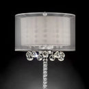 Lila 30"H Table Lamp, Hanging Crystal