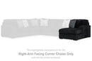 Midnight-Madness Sectional Sofa with Chaise