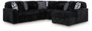 Midnight-Madness Sectional with Chaise