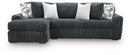 Midnight-Madness Sectional Sofa with Chaise