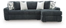 Midnight-Madness Sectional Sofa with Chaise