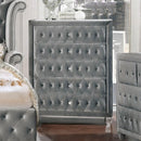 Osterley Queen & E.King Bed Grey & Black