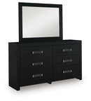 Maeling Dresser and Mirror