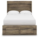 Elbrim Panel Storage Bed