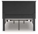 Lanolee Panel Storage Bed