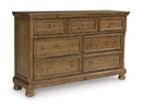 Feddinger Dresser and Mirror