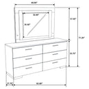 Felicity Dresser with LED Mirror