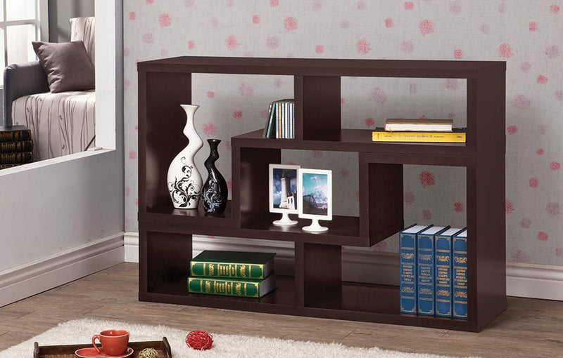 G800329 Contemporary Cappuccino Bookcase